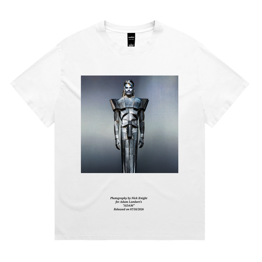 ADAM Statue Photo Tee (White)