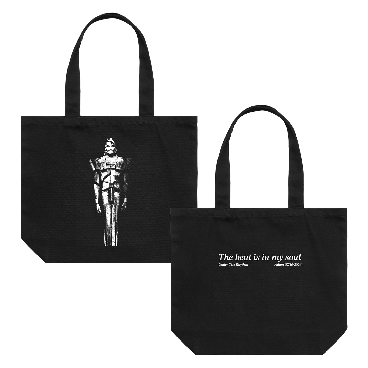 Adam Lambert (Under the Rhythm Black) Tote Bag