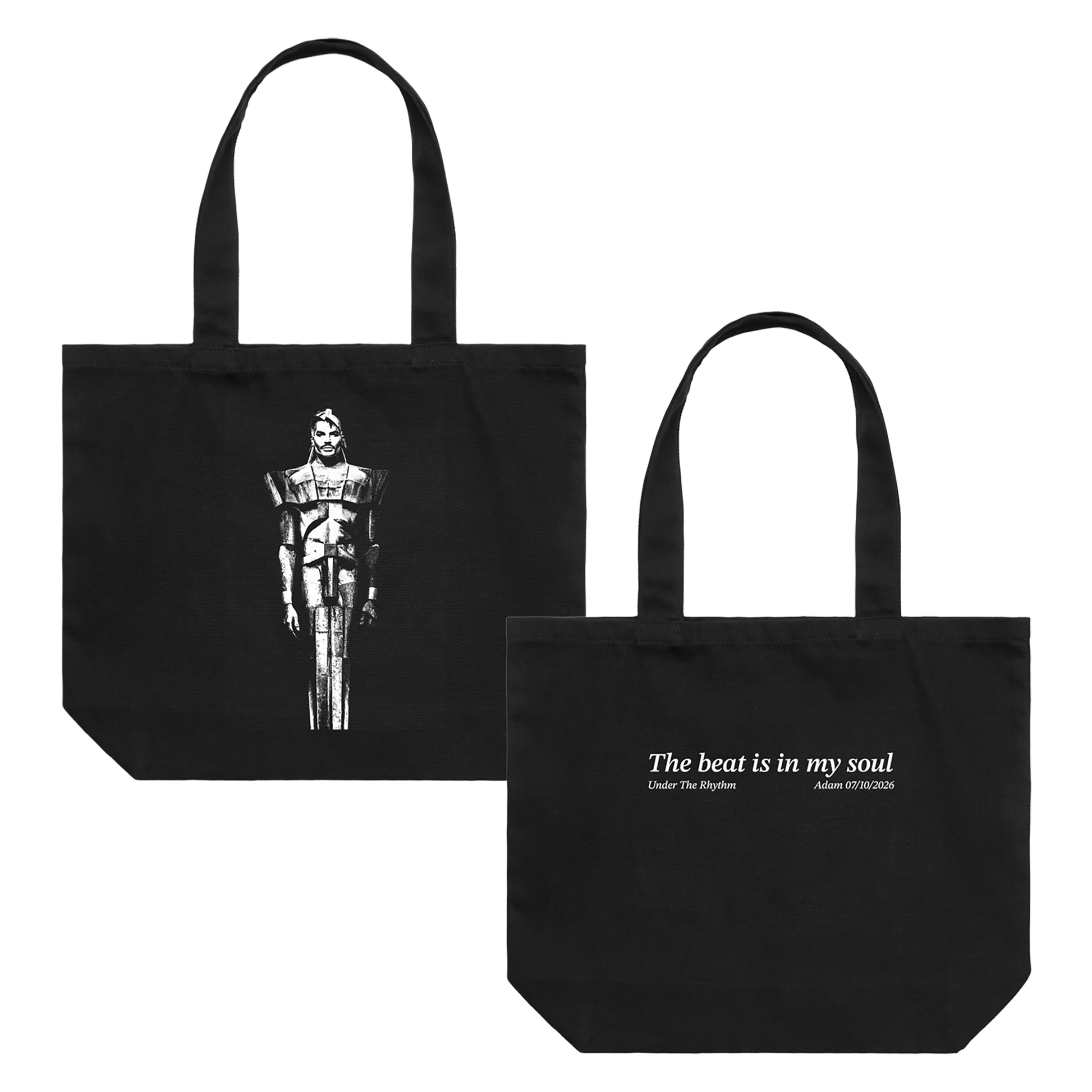 Adam Lambert (Under the Rhythm Black) Tote Bag
